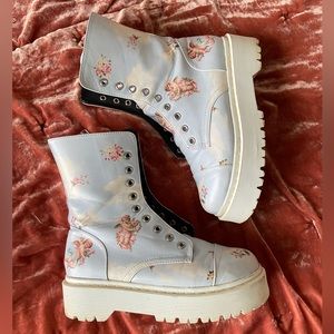 SUGAR THRILLZ Platform Boots Celestial Sass